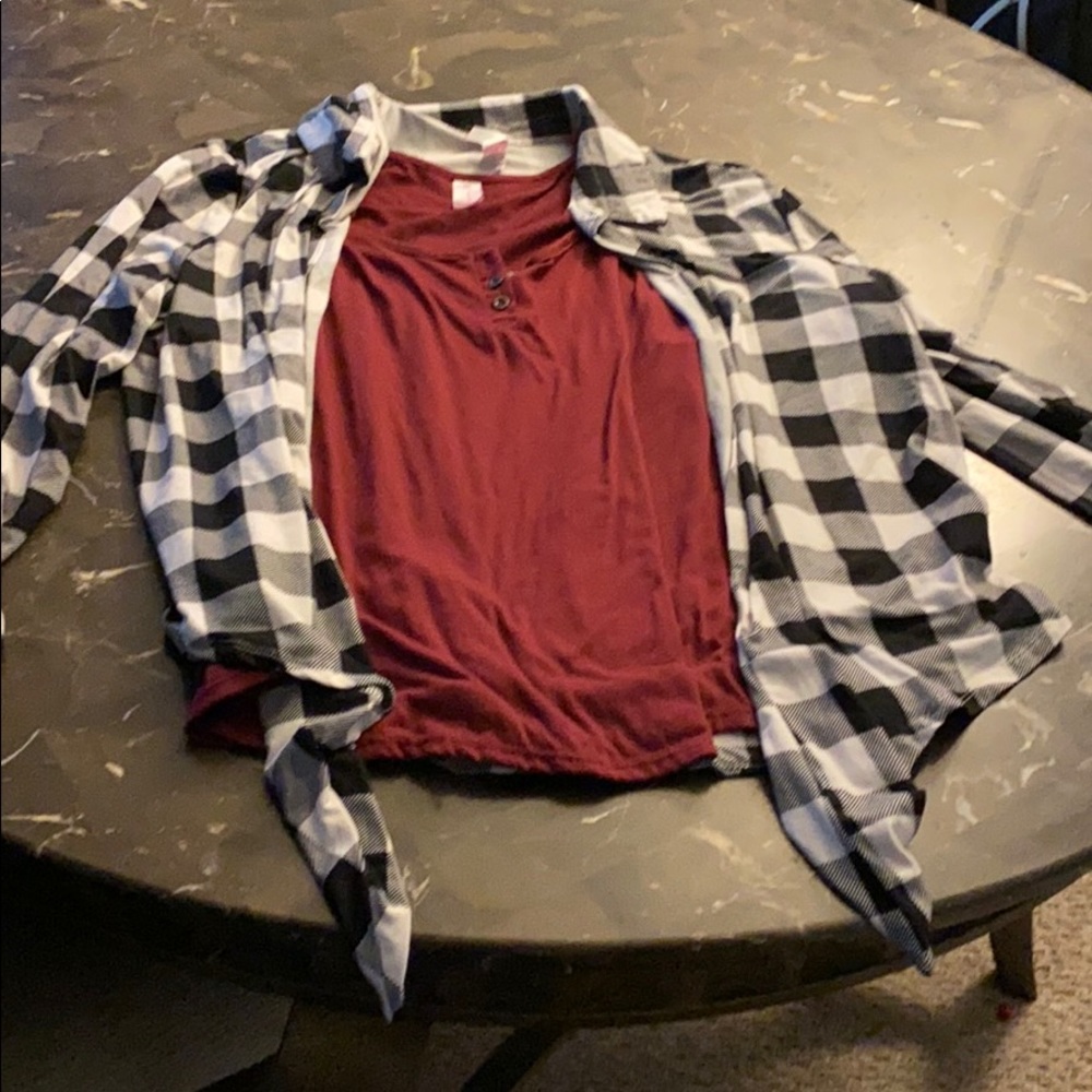 Long sleeve and shirt